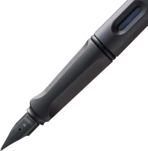 Miniatura 4 de Pluma estilográfica Lamy Safari, punta media de carbón (L17M), Carbón M