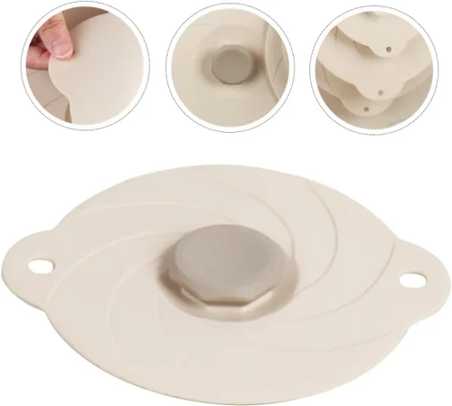 Miniatura 9 de Hemoton Tapa de tazón a prueba de fugas, cubierta de silicona reutilizable universal para almacenamiento de alimentos, fácil de limpiar