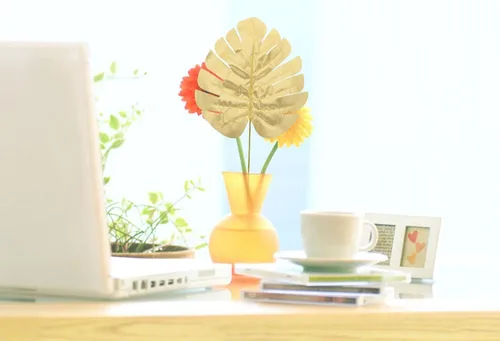 Miniatura 5 de GANAZONO 12 piezas de hojas de Monstera artificiales de simulación de hojas de tortuga para decoración del hogar, suministros para colgar