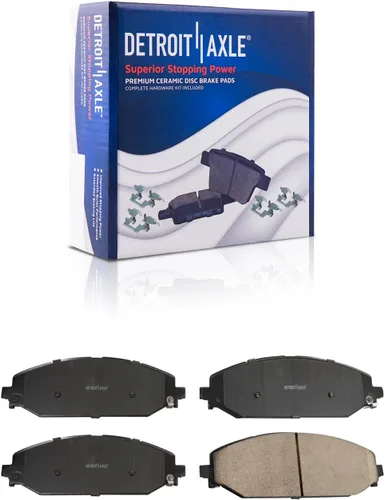 Miniatura 47 de Detroit Axle - Pastillas de Freno Delantero para Mercedes- Benz C230 C250 C300 SLK250, Pastillas de Freno Cerámica w/Reemplazo de Hardware