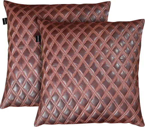 Miniatura 68 de Funda de almohada de piel de cordero – Funda de cojín decorativa para sofá – Fundas para sala de estar y dormitorio, 22 x 22 pulgadas – Paquete de 2