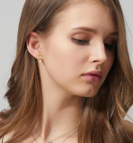 Miniatura 2 de 24 pares de aretes de aro para niñas y mujeres, aretes geométricos de moda, aretes de tuerca de moda, regalo de joyería para fiesta de cumpleaños