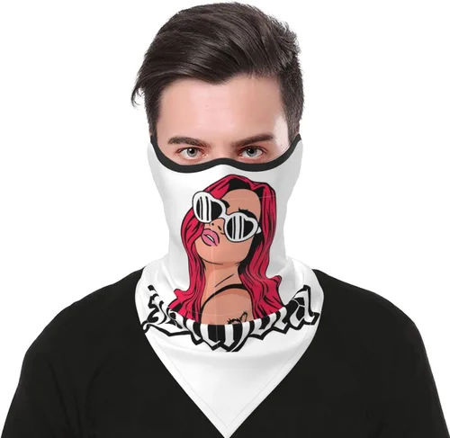Miniatura 6 de Karol Music and G Sun - Máscara facial con protección UV, polaina para el cuello, bufanda resistente al viento, protector solar, transpirable
