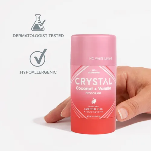 Miniatura 6 de Crystal Magnesium Solid Stick Desodorante natural, desodorante sin aluminio no irritante para hombres o mujeres, combate de forma segura y eficaz
