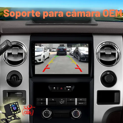 Miniatura 3 de Para Ford F150 actualización de radio 2013 2014, reemplazo de navegación estéreo Android, pantalla táctil QLED, CPU de 8 núcleos, compatible
