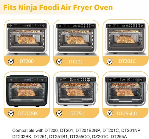 Miniatura 4 de DT201 DT251 Bandeja de migas de repuesto para horno freidora de aire Ninja Foodi 304 de acero inoxidable DT200 bandeja de goteo Ninja 10 en 1 XL Pro