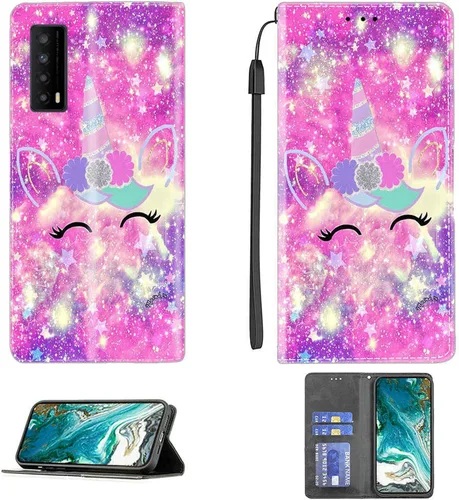 Miniatura 253 de Funda para Moto One Zoom compatible con Motorola One Zoom Phone Case Flip Stand Cover Magnetic Close YHD