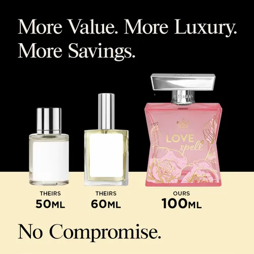 Miniatura 3 de Eternal Fragrance - Hechizo de amor eterno - Inspirado en el perfume de flores blancas Gourmand de diseñador - 3.4 oz (3.4 fl oz) - EDP - Larga