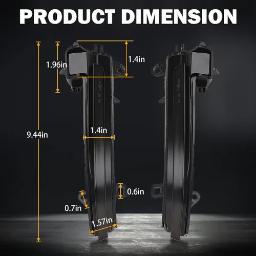 Miniatura 6 de Luces LED dinámicas secuenciales de giro para BMW F30 F32 F36 F22 X1 i3 BMW 1/2/3/4 Series ahumado secuencial marcador lateral intermitente lámpara
