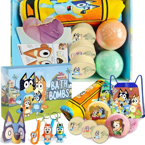 Miniatura 13 de Bombas de baño para niños: bombas de baño XXL con sorpresa en el interior, bombas de baño orgánicas ricas en aceites esenciales naturales, juego