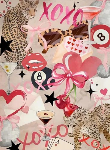 Miniatura 43 de Kits de arte de diamante para adultos principiantes, modernos kits de pintura de diamante con lunares de leopardo 5D, gemas y manualidades DIY