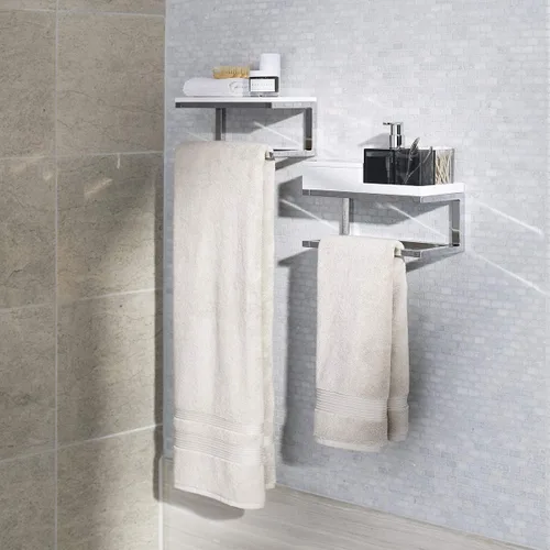 Miniatura 4 de Toallero de KOHLER, Barra de toallas de baño, colección Draft, cromo pulido, K-27353-CP
