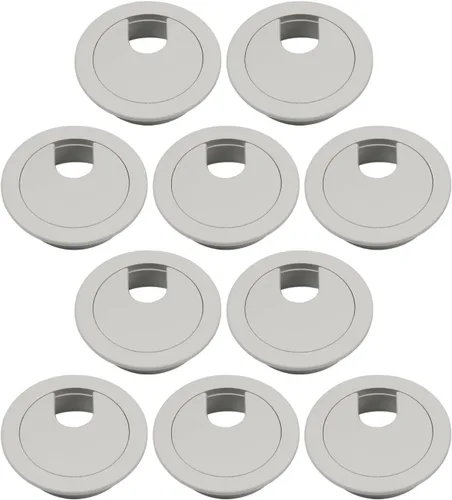 Miniatura 24 de MroMax Ojales de escritorio de plástico de 1.38 pulgadas (1.378 in), para organizar los ojales de escritorio, organizador de cables para el hogar
