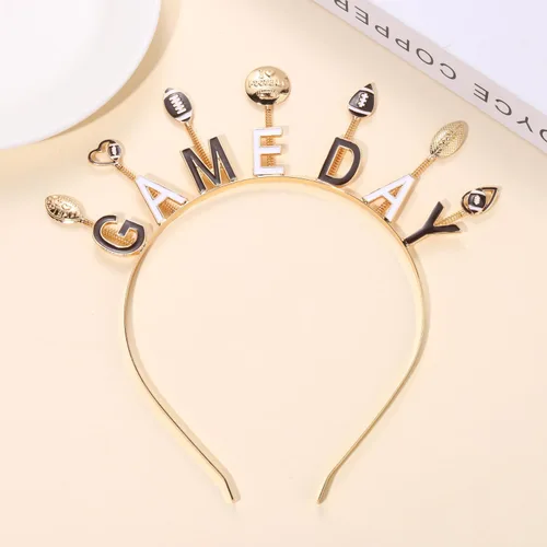 Miniatura 5 de PHALIN Diadema para el día del partido, para mujer, con diamantes de imitación esmaltados, para el día del partido, accesorios para el cabello