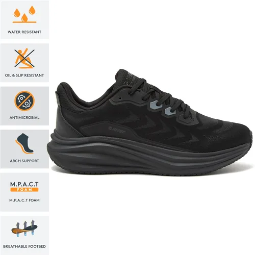 Miniatura 2 de HI-TEC Resist SR Runner - Zapatos de trabajo antideslizantes para hombre, cómodos, resistentes al agua, para hombre, ancho medio y ancho, talla 7-16