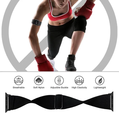 Miniatura 3 de IFCASE Correa elástica para Apple Watch de 49/46/45/1.732 in, 42/41/1.575 in, iWatch Series Ultra 11 10 9 8 7 6 5 4 SE, correa deportiva unisex