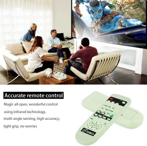 Miniatura 6 de AWO 1515068/1515069 Control remoto para proyector EPSON PowerLite Home Cinema 6100/6500UB/8100/8345/8350/8500UB/8700UB; PowerLite Pro Cinema