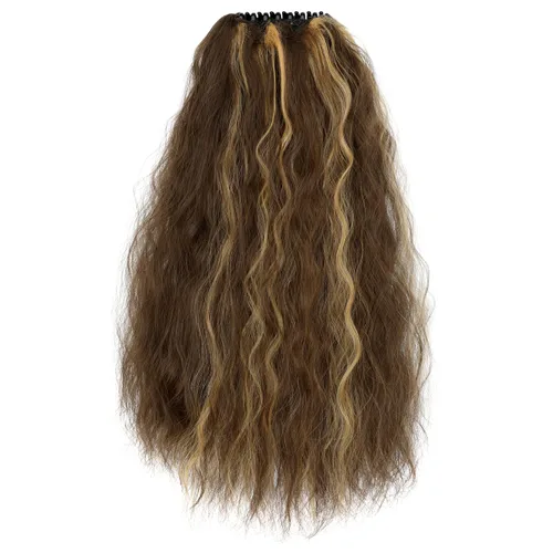 Miniatura 3 de Extensión de cola de caballo de garra de 18 pulgadas, extensiones de cabello lacio con clip, cola de caballo larga para mujer, extensiones de cola