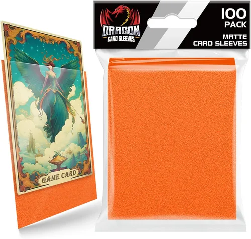 100 unidades de fundas mate para tarjetas de intercambio, fundas protectoras de tamaño estándar, protectores de mazo de cartas para tarjetas de