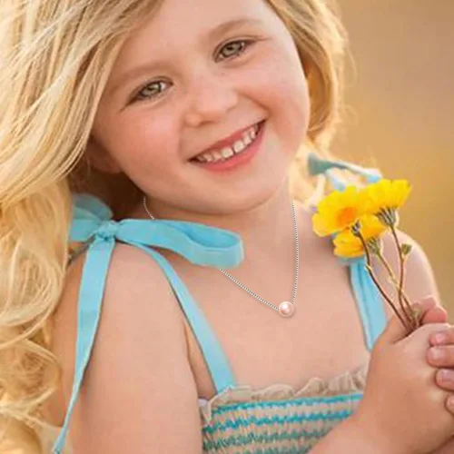 Miniatura 57 de Sereney Regalos de cumpleaños para niñas y mujeres, collar de perlas de plata esterlina como regalo de cumpleaños de 7, 9, 10, 11, 13, 15, 16, 18