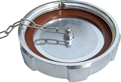 Miniatura 4 de Tapa de combustible diesel de aluminio sin bloqueo nominal de 3 1/2" para internacionales seleccionados
