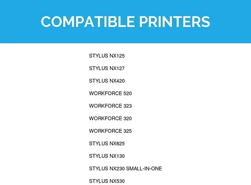 Miniatura 9 de Cartuchos de tinta de rendimiento estándar remanufacturados para Epson T125 LD: negro T1251, cyan T1252, magenta T1253, amarillo T1254., 5 por