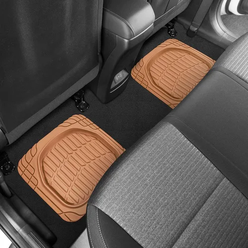 Miniatura 8 de Motor Trend - MT-921-BG Flextough Tortuga - Alfombrillas de goma resistentes para coche, SUV, furgoneta y camión - Protección para todo tipo de Beige