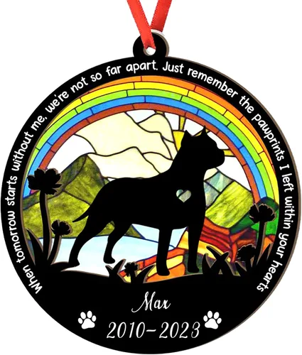 Miniatura 98 de Adorno personalizado para atrapasoles de sabueso afgano, adorno de Navidad de sabueso afgano, regalo para perro amante, sabueso afgano conmemorativo