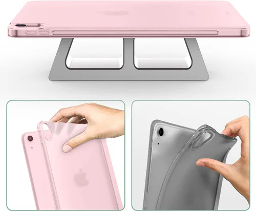 Miniatura 6 de iMieet Funda para iPad Air de 11 pulgadas M3 2025/M2 2024 - Funda para iPad Air de 5ª/4ª generación 2022/2020 de 10.9 pulgadas, carcasa trasera Rosa
