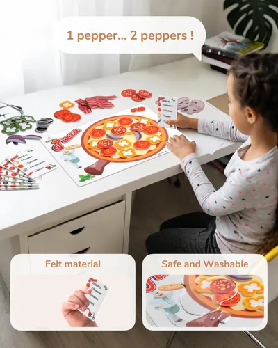 Miniatura 2 de CHEFAN Juguetes para niños pequeños, juguetes de aprendizaje de números para niños pequeños, juegos de matemáticas preescolares, manipuladores