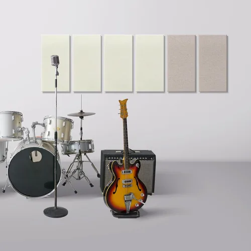 Miniatura 6 de UMIACOUSTICS 4 piezas de paneles acústicos para pared, paneles de tratamiento acústico para estudio de grabación de 2" de espesor, 23.6" x 11.8