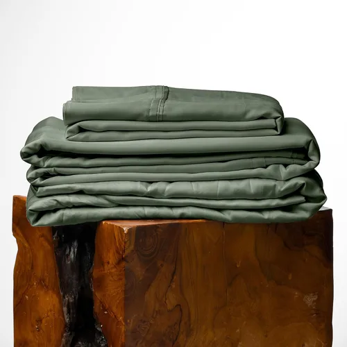 Miniatura 14 de Olive + Crate Tencel Lyocell - Juego de sábanas tamaño individual de eucalipto, juego de sábanas extralargas, sábanas refrescantes de Tencel