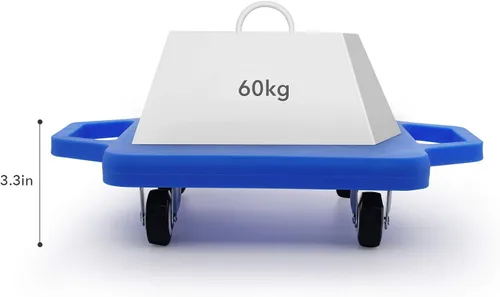 Miniatura 4 de Tabla de sentarse para niños con ruedas universales – Scooter de plástico de seguridad para niños de 6 a 12 años – Scooter deportivo manual con asas
