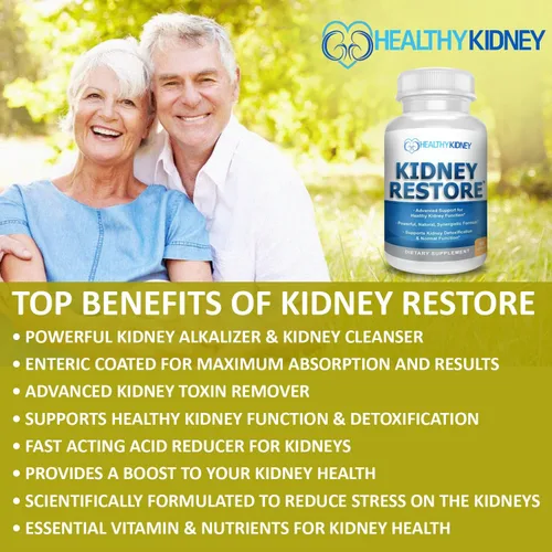 Miniatura 2 de Kidney Restore: Suplemento de salud renal, fórmula de desintoxicación y reparación de limpieza renal por Renal Expert con trasplante