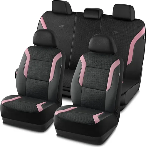 Miniatura 19 de Fundas de asiento de coche de espuma viscoelástica Skechers, fundas de asiento gruesas de malla Air Cool, fundas de asiento de coche para asientos