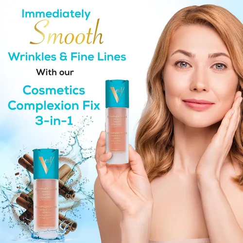 Miniatura 3 de Veil Cosmetics Imprimación 3 en 1 Sunset Light Suero, base de mezcla, imprimación Minimización de poros Hidrata, ilumina y calma Suaviza