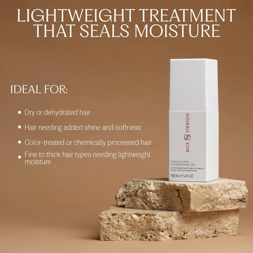 Miniatura 8 de Aceite hidratante, sella la humedad mientras suaviza la capa exterior del cabello y añade brillo, formulado con baobab, col rizada y neem, libre