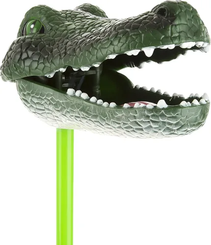 Miniatura 6 de Safari Ltd. Juguete pargo de cocodrilo, juguete de plástico con temática de pantano de 18 pulgadas, juguete educativo interactivo para niños a