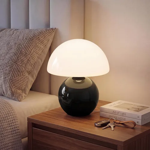 Miniatura 18 de Dawnwake Lámpara de Mesa con Forma de Hongo para Dormitorio, Lámparas Pequeñas de Escritorio para Mesita de Noche para Mesas de Noche de Sala