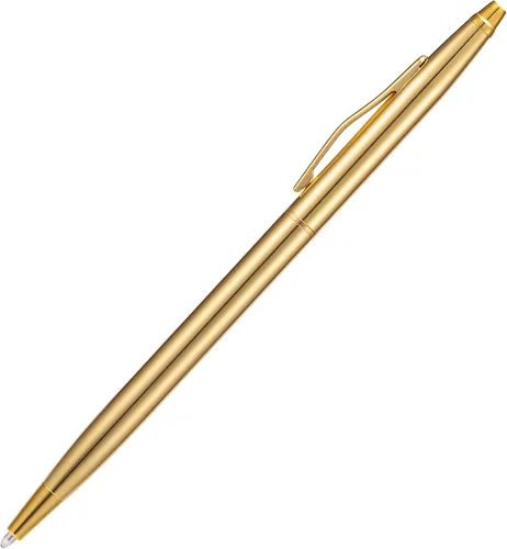Miniatura 2 de Wikult 6 piezas de bolígrafos de metal fino dorado, punta media de 1mm, tinta negra de escritura suave, para negocios, oficina, profesor