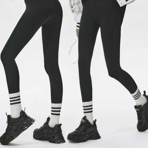 Miniatura 4 de 4 pares de calcetines a rayas para mujer, calcetines deportivos retro de algodón, elásticos, calcetines novedosos, unisex, multicolor
