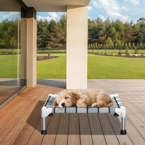 Miniatura 6 de Caghash Cama elevada para perros al aire libre, cama elevada para perros al aire libre, cama elevada para mascotas, cuna para el gusto