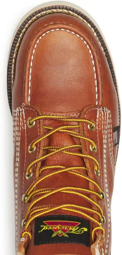 Miniatura 6 de Thorogood American Heritage Botas de Trabajo con Puntera Mocasín de 6" para Hombres - Puntera Suave, Cuero de Grano Completo Premium con Suela
