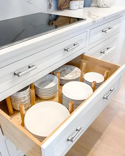 Miniatura 5 de Paquete de 10 manijas de gabinete de cocina de níquel cepillado de 3 pulgadas, tiradores de cajón plateados para armario, aparador, accesorios