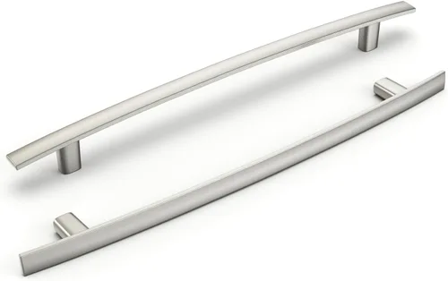 Miniatura 25 de homdiy Paquete de 10 manijas de gabinete de latón antiguo con agujero central de 3 pulgadas, aleación de zinc resistente, tiradores de cajón de arco