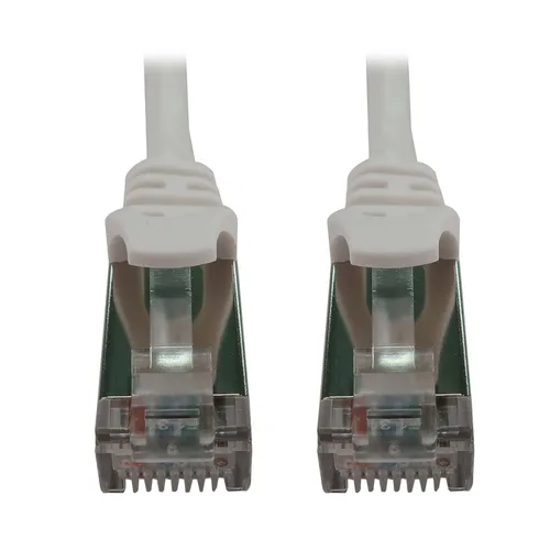 Miniatura 39 de Tripp Lite Cable Ethernet Cat6a 10G, cable de conexión de red STP moldeado sin enganches (RJ45 M/M), negro, 35 pies/34.8 ft, garantía