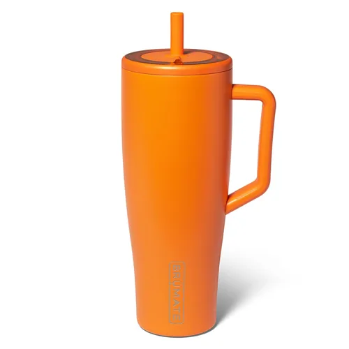 Miniatura 12 de BrüMate Era Vaso térmico con asa y pajilla, 40 onzas, 100% a prueba de fugas, con tapa, hecho de acero inoxidable, base apta para portavasos, moca