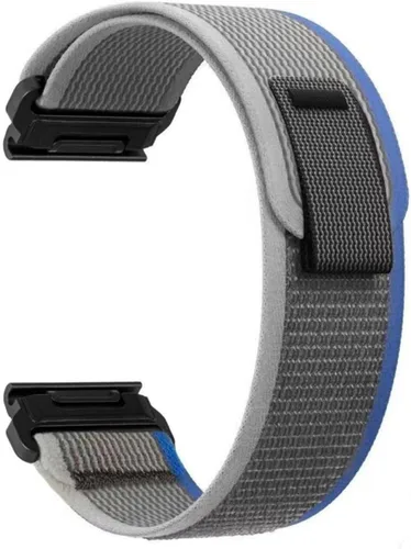 Correas de reloj Quickfit de 1.024 in compatibles con Garmin Fenix 8 2.008 in 7x 6x Pro Tactix 7 Pro 5x Plus Enduro 3 2, Alpine Loop correas de Gris