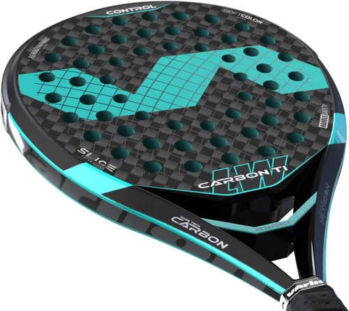 Miniatura 6 de Varlion LW Carbon Ti - Raqueta de pádel - Forma redonda para un máximo control - EVA Softcore, marco de carbono y fibra de vidrio, perforación