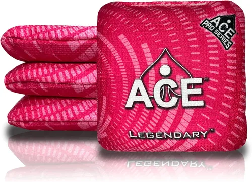Miniatura 41 de Legendario Bolsos Cornhole ACE Pro + Kits PRO De doble lado, resbaladizos y pegajosos para todo clima Bolsa de descanso opcional y estuche